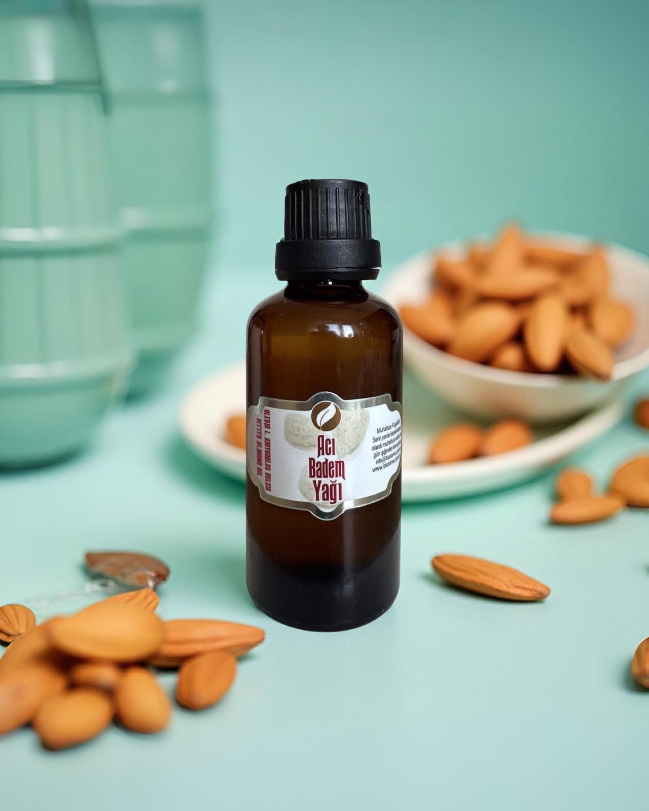 Acı Badem Yağı (Soğuk Sıkım) (Biotama) | 50 ml - onsbazaar.com