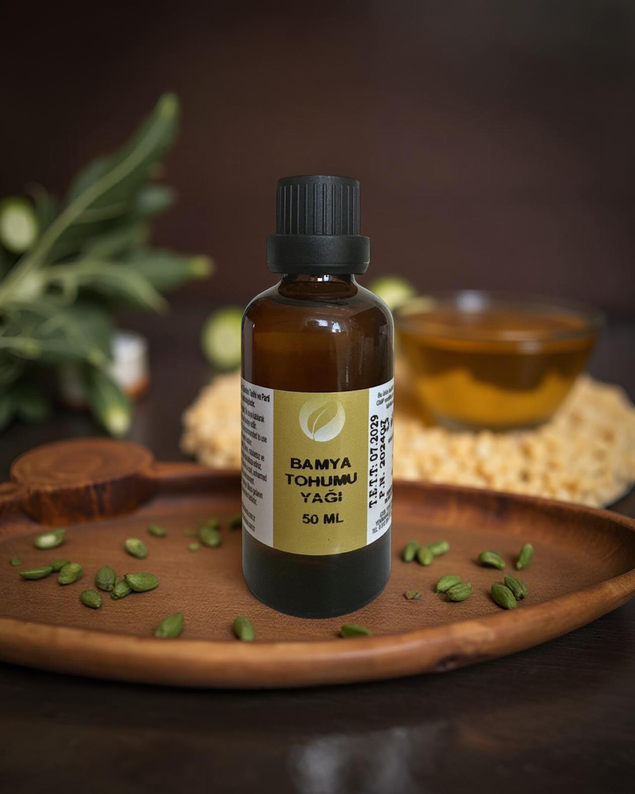 Bamya Tohumu Yağı (Soğuk Sıkım) (Biotama) | 50 ml - onsbazaar.com