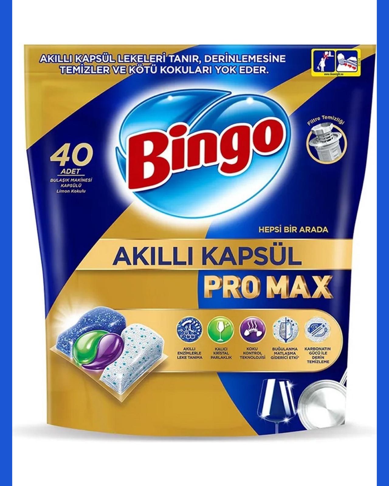 Bingo Akıllı Kapsül Pro Max Bulaşık Makinesi Deterjanı Tableti - onsbazaar.com