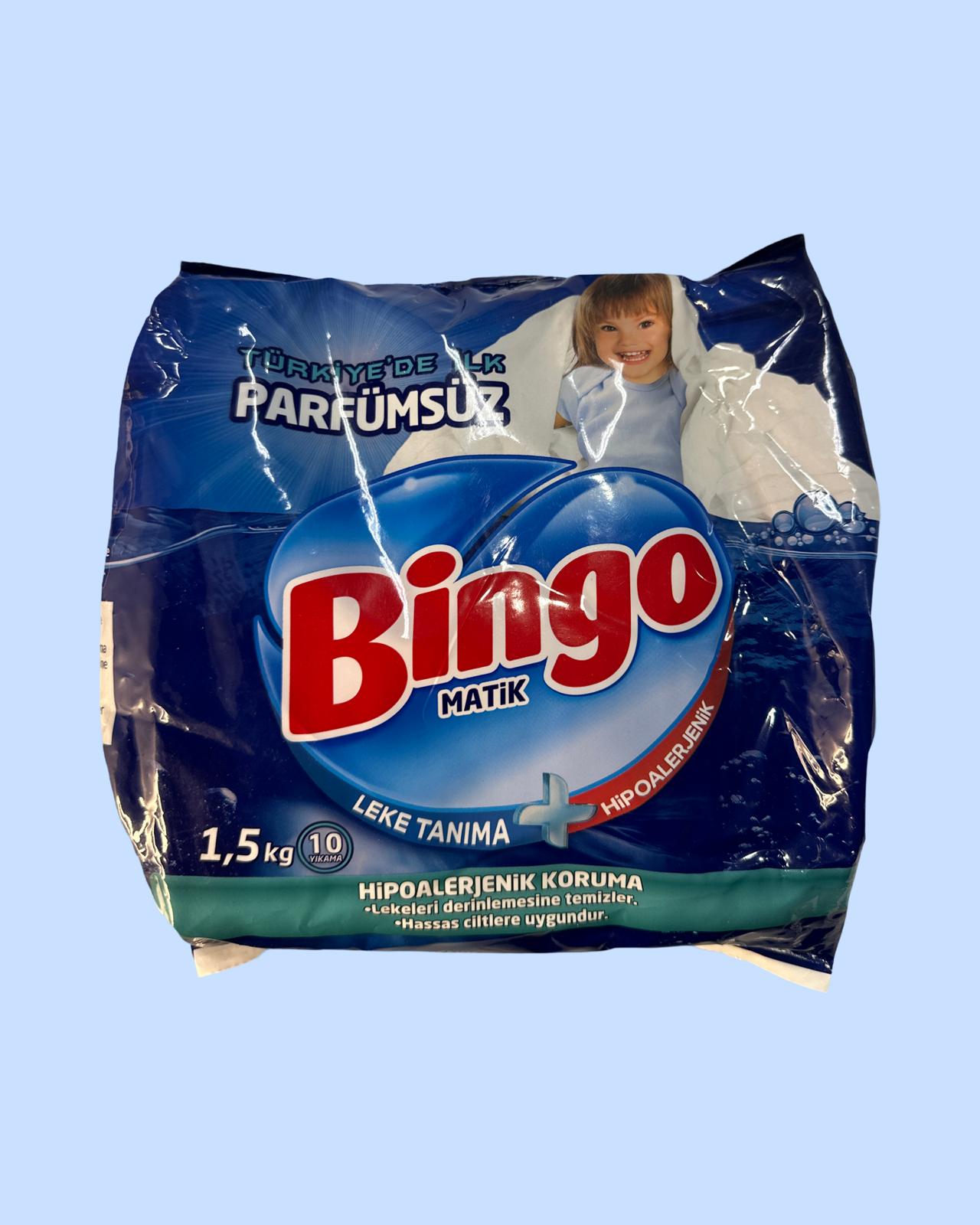 Bingo Matik Toz Deterjan EKO Parfümsüz 1,5 kg - onsbazaar.com