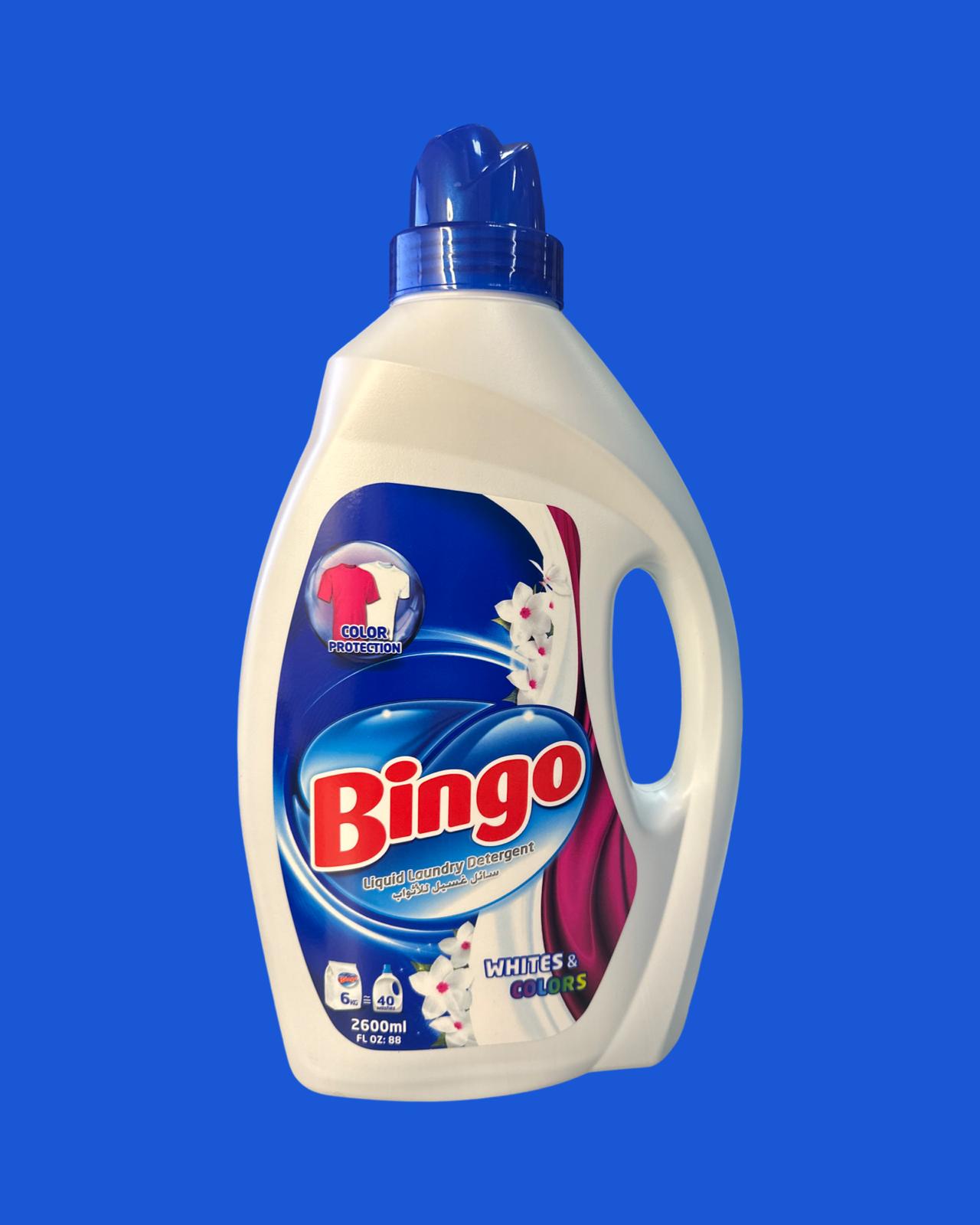 Bingo Sıvı Çamaşır Deterjanı (Beyazlar&Renkliler) - 2600ml - onsbazaar.com