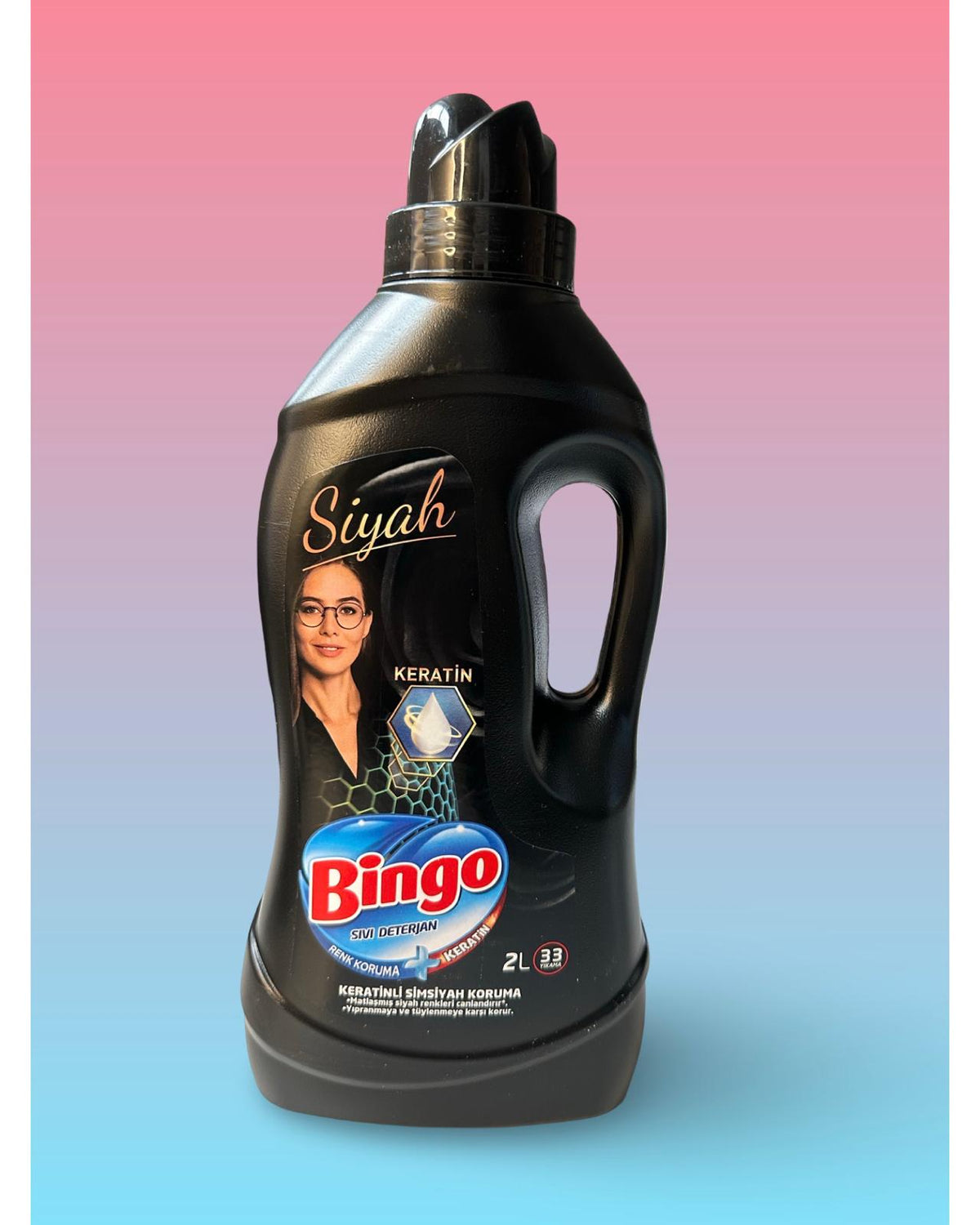 Bingo Sıvı Çamaşır Deterjanı - Siyah - Keratinli - 33 Yıkama - 2Lt - onsbazaar.com