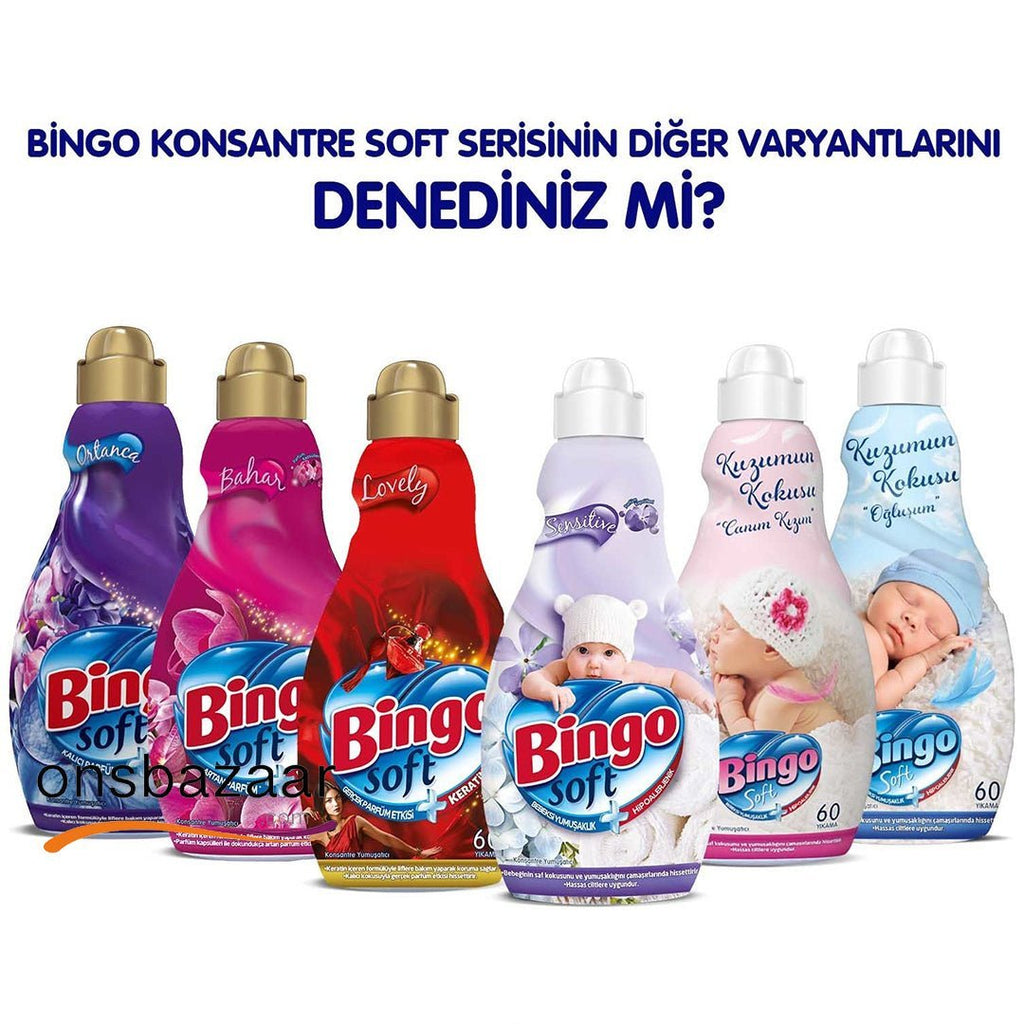 Bingo Soft Aşkla Gül (Gül & İris) Yumuşatıcı 1140ml - onsbazaar.com