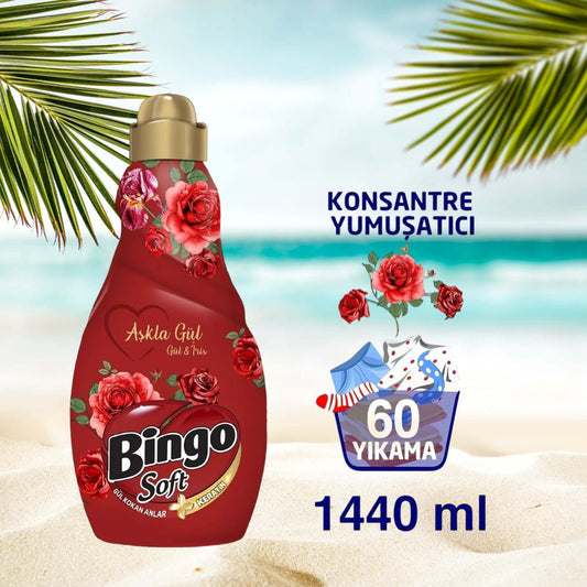 Bingo Soft Aşkla Gül (Gül & İris) Yumuşatıcı 1140ml - onsbazaar.com 1080