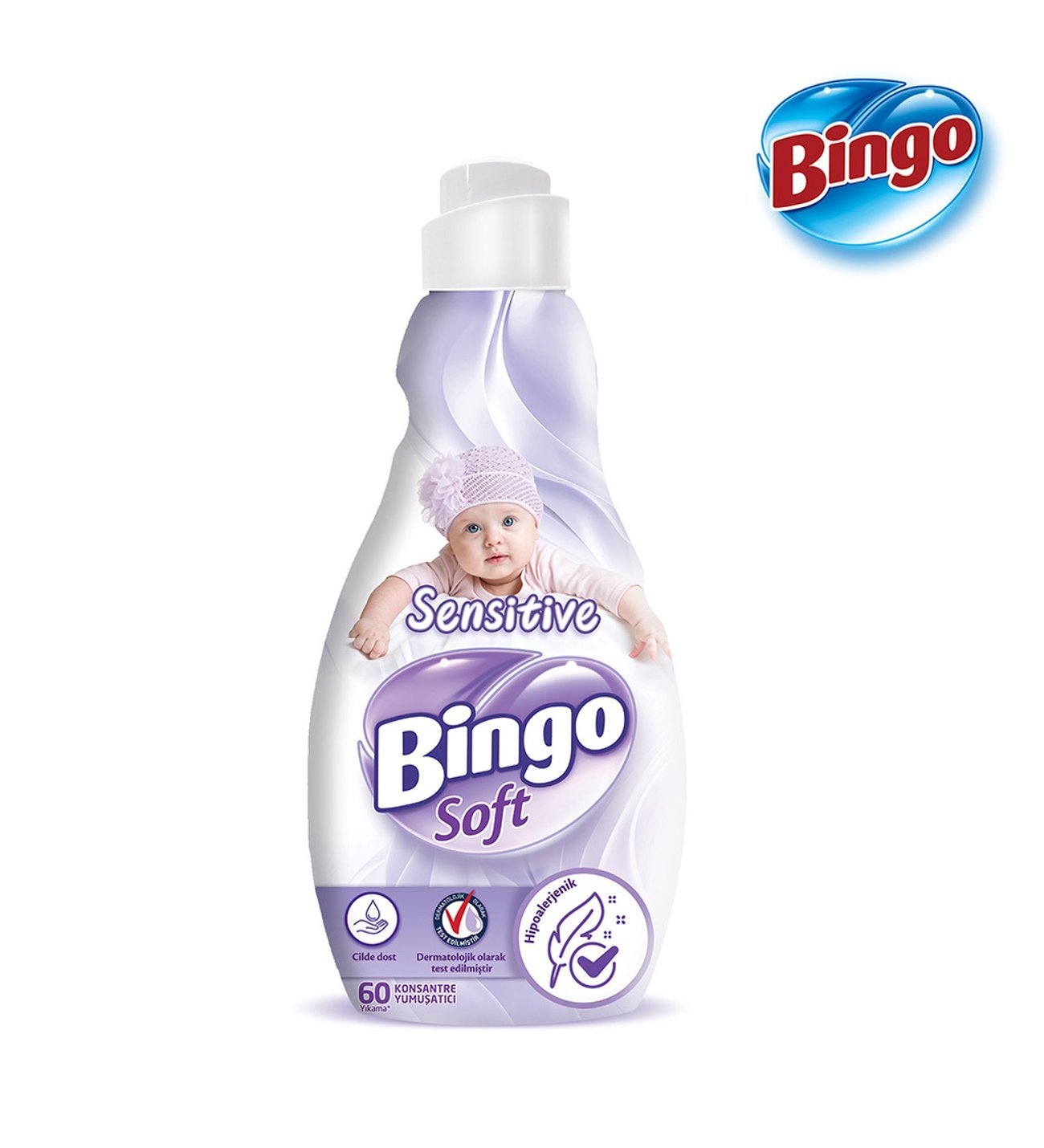 Bingo Soft Hassas (Sensitive) Yumuşatıcı 1440ml - onsbazaar.com