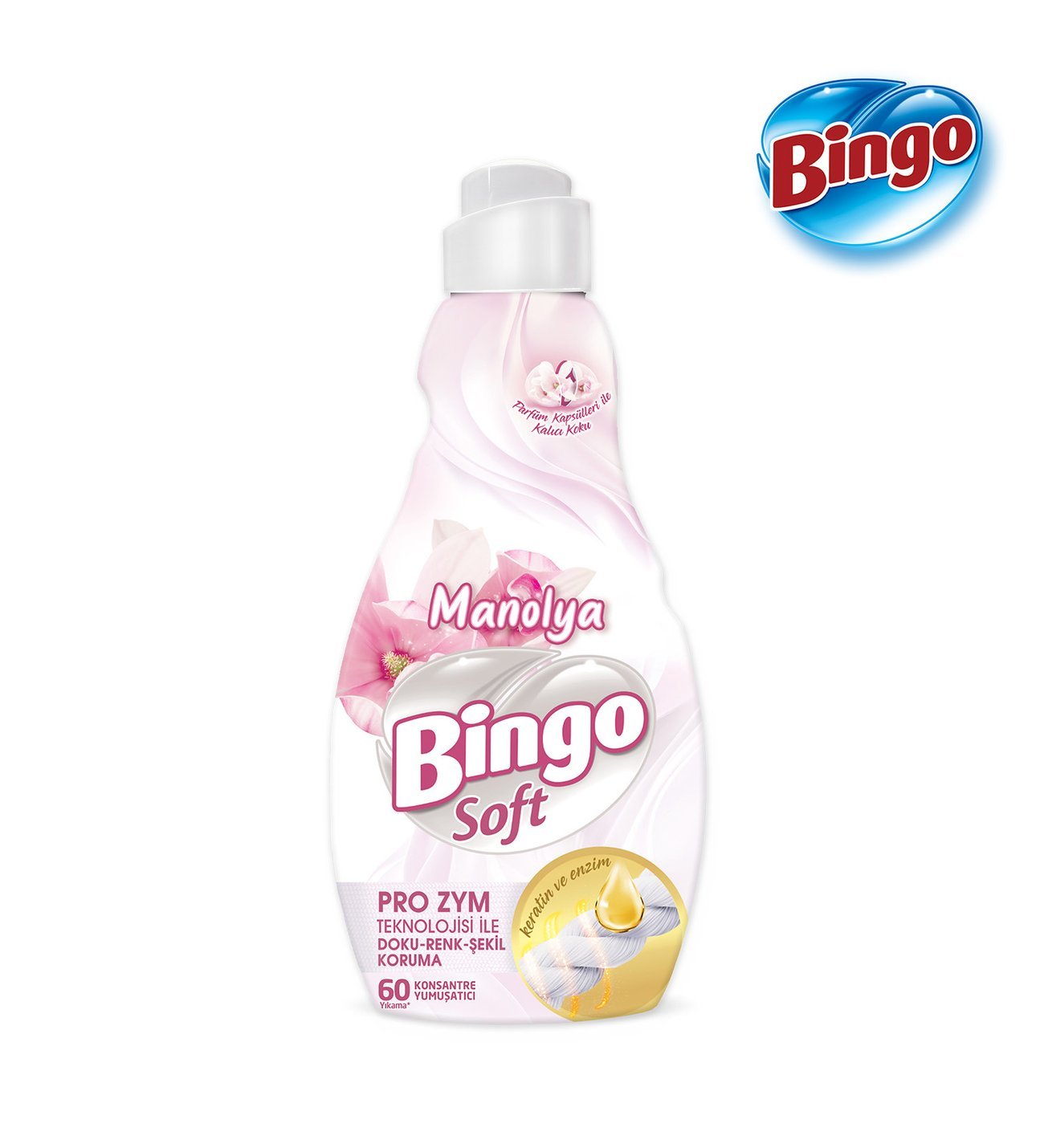Bingo Soft Manolya Bahçesi Yumuşatıcı 1440ml - onsbazaar.com