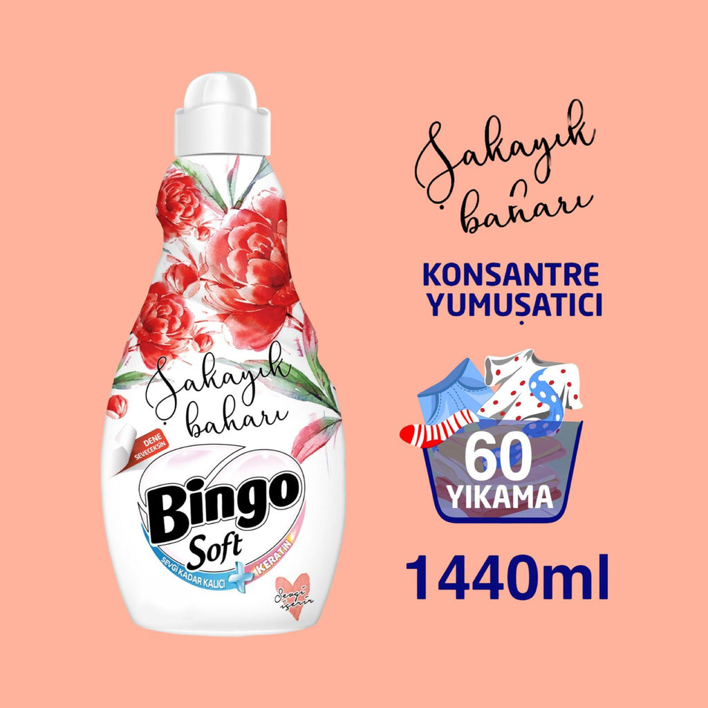 Bingo Soft (Şakayık Baharı) Yumuşatıcı 1440ml - onsbazaar.com