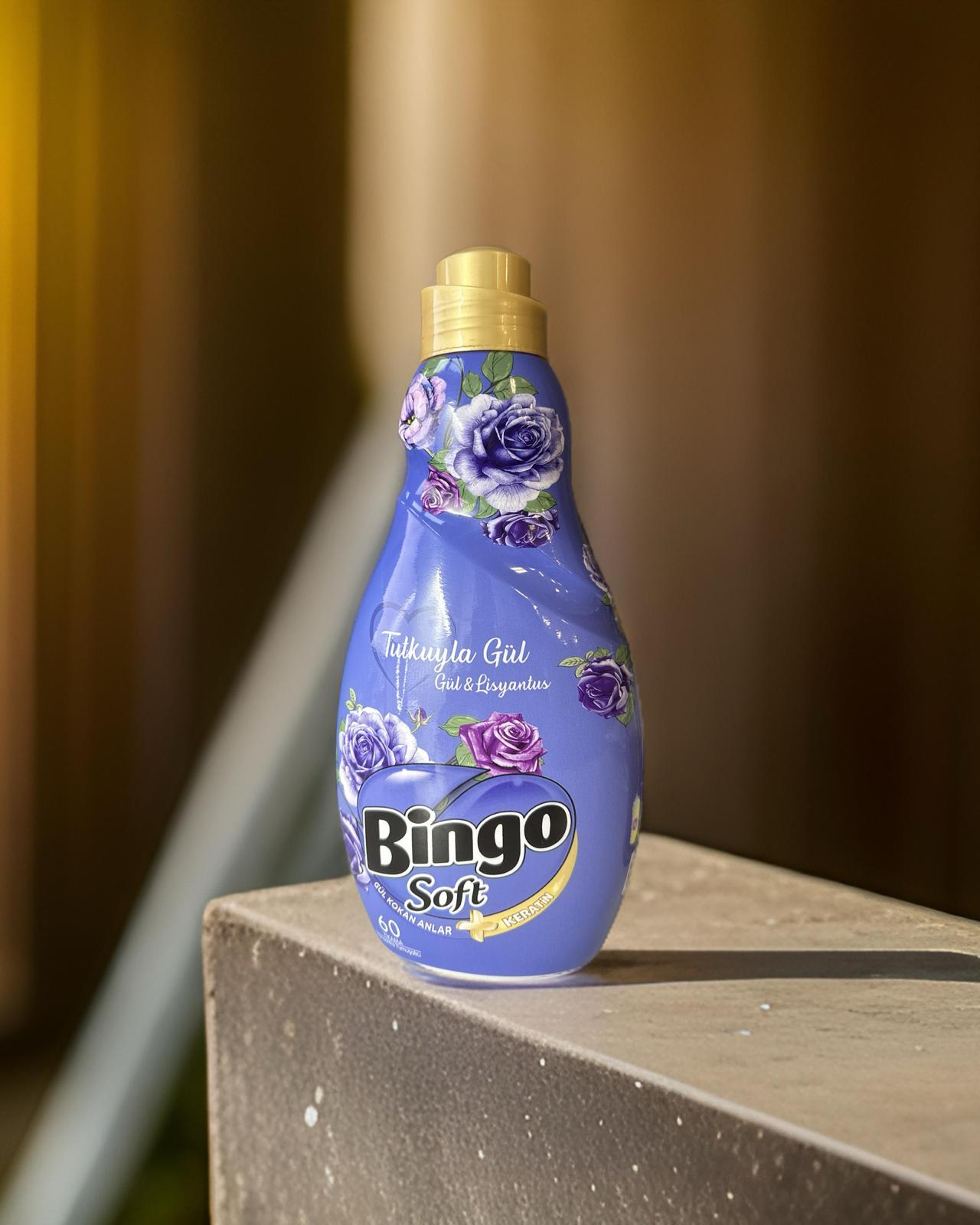 Bingo Soft (Tutkuyla Gül) (Gül ve Lisyantus) Yumuşatıcı 1440ml - onsbazaar.com