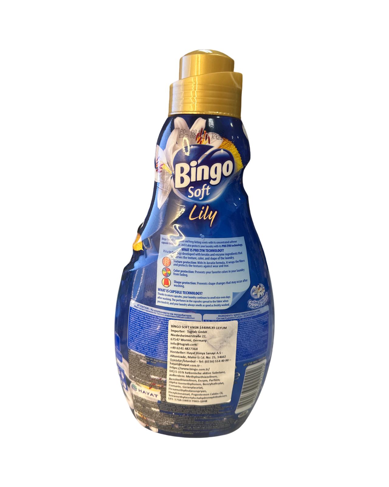 Bingo Soft (Zambak - Lilyum) Yumuşatıcı 1440ml - onsbazaar.com