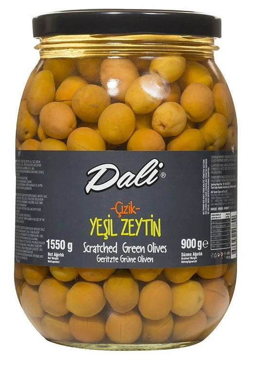 Dali Yeşil Çizik Zeytin 1550gr (Brüt) - Cam - onsbazaar.com 560