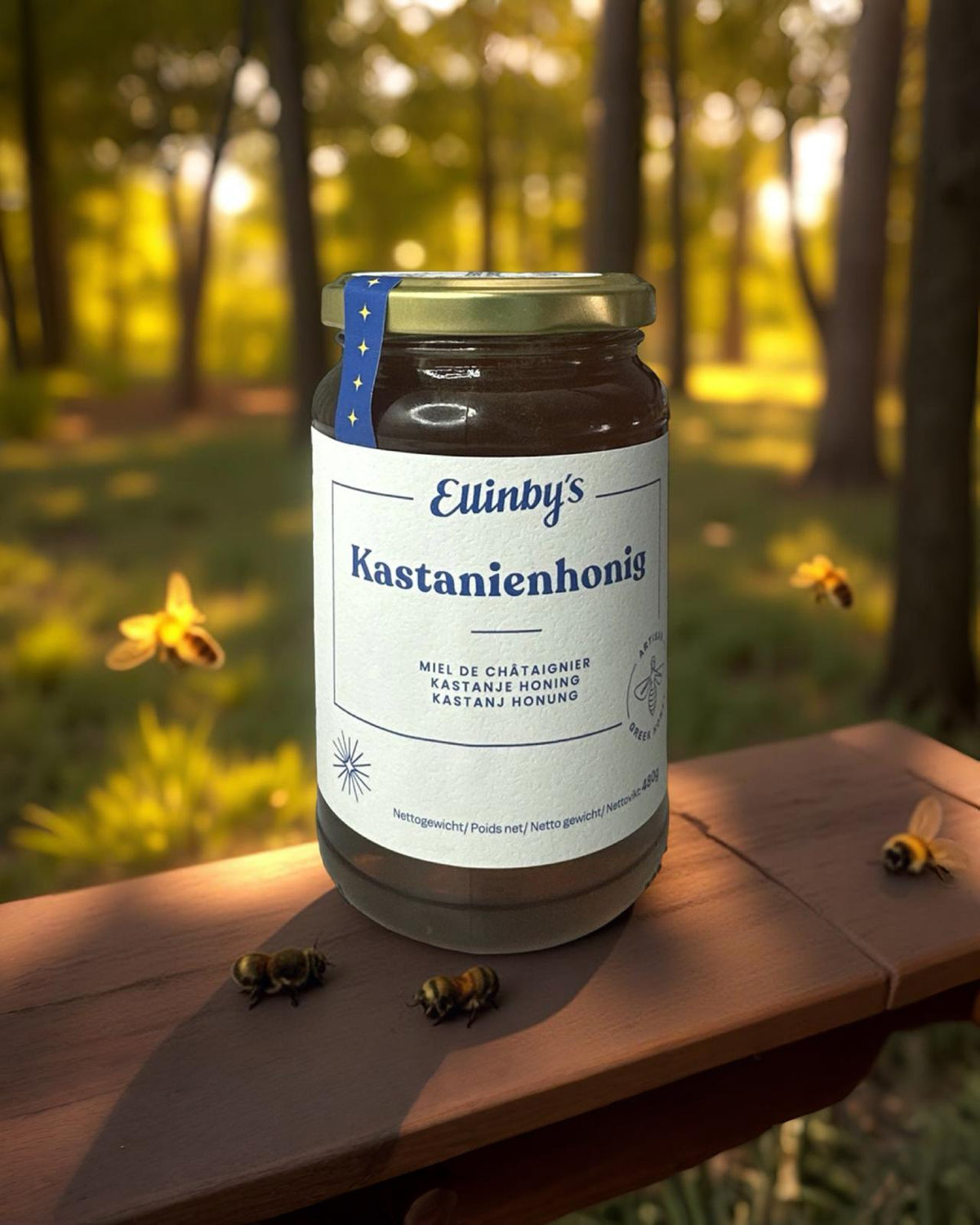 Doğal Kestane Balı (Yunanistan, Geleneksel Üretim) | 480 g - onsbazaar.com