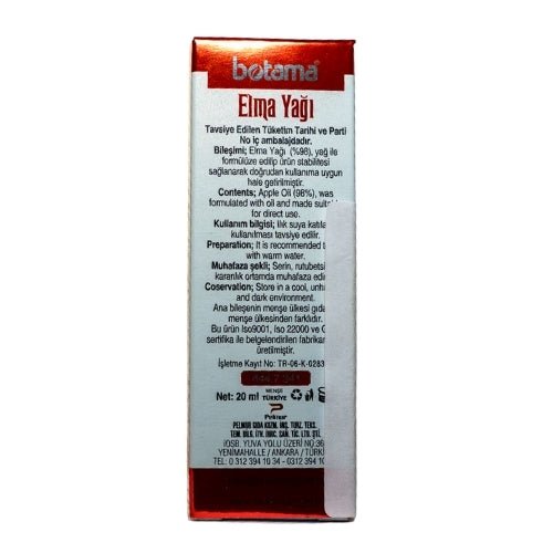 Elma Yağı (Biotama) 20ml - onsbazaar.com