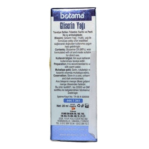 Gliserin Yağı (Biotama) 20ml - onsbazaar.com