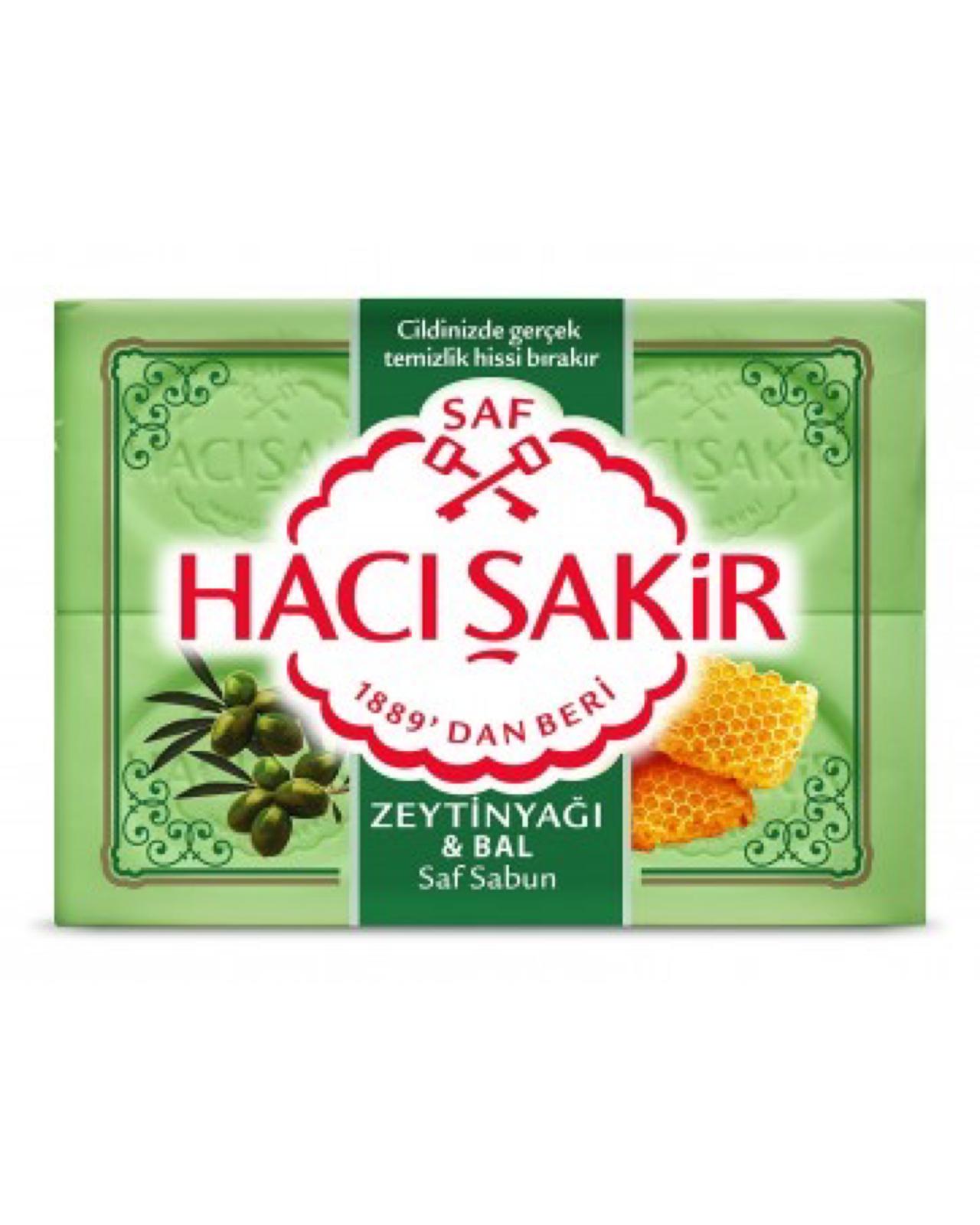 Hacı Şakir Saf (Zeytinyağlı ve Ballı) Sabun 4x150g - onsbazaar.com