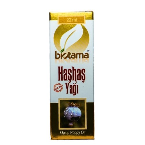 Haşhaş Yağı (Soğuk Sıkım) (Biotama) 20ml - onsbazaar.com