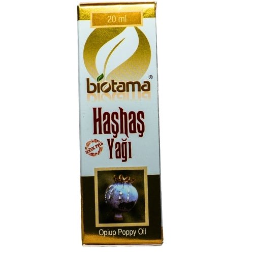 Haşhaş Yağı (Soğuk Sıkım) (Biotama) 20ml - onsbazaar.com