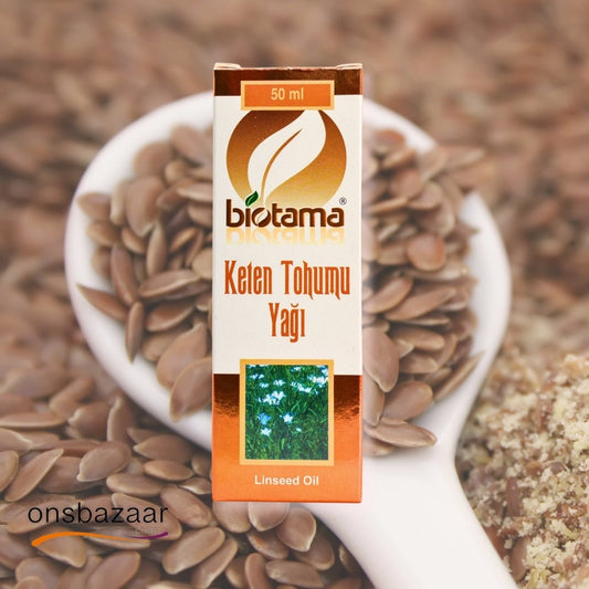 Keten Tohumu Yağı (Biotama) 50ml - onsbazaar.com 1080