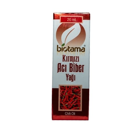 Kırmızı Acı Biber Yağı (Soğu Sıkım) (Biotama) 20ml - onsbazaar.com