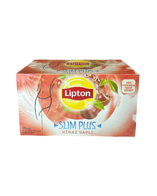 Lipton SLIM PLUS Bitki Çayı (Kiraz Saplı) - (20 Bardak Poşet) - onsbazaar.com 1280