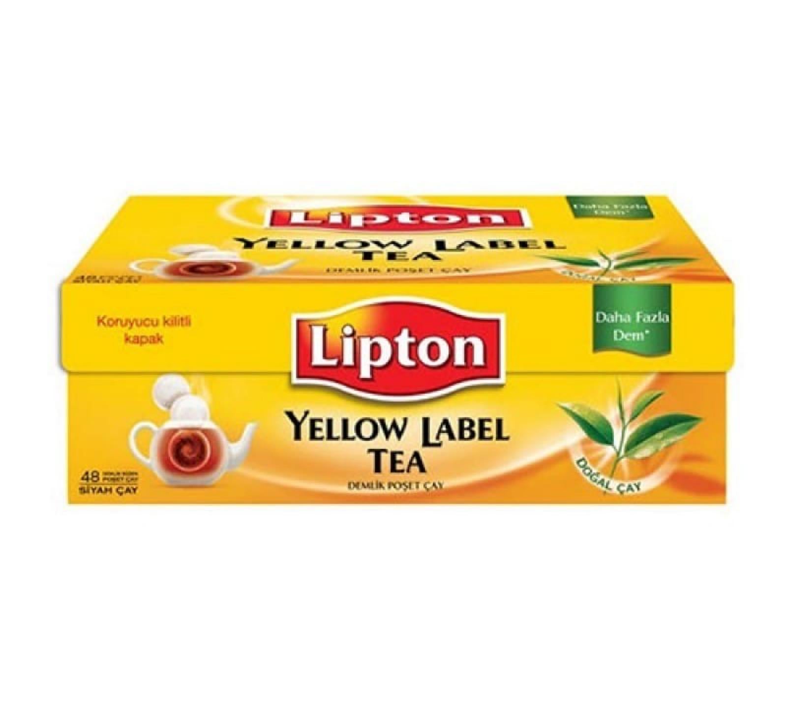 Lipton Yellow Label Siyah Çay - (48 Demlik Poşet) - onsbazaar.com