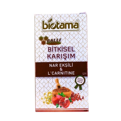 Nar Ekşili & L'Carnitine (Bitkisel Karışımlı Macun) (Biotama) 430 gr - onsbazaar.com