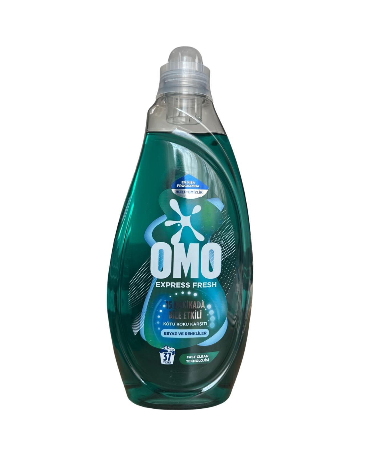 OMO Express Fresh Sıvı Çamaşır Deterjanı (Beyaz ve Renkliler) 1480ml - onsbazaar.com