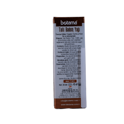 Tatlı Badem Yağı (Biotama) | 20 ml - onsbazaar.com