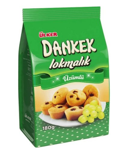 Ülker Dankek Lokmalık Üzümlü Kek 180g - onsbazaar.com