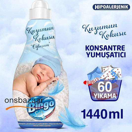 Bingo Soft Bebek Ferahlığı Oğluşum Yumuşatıcı 1440ml - onsbazaar.com 1080