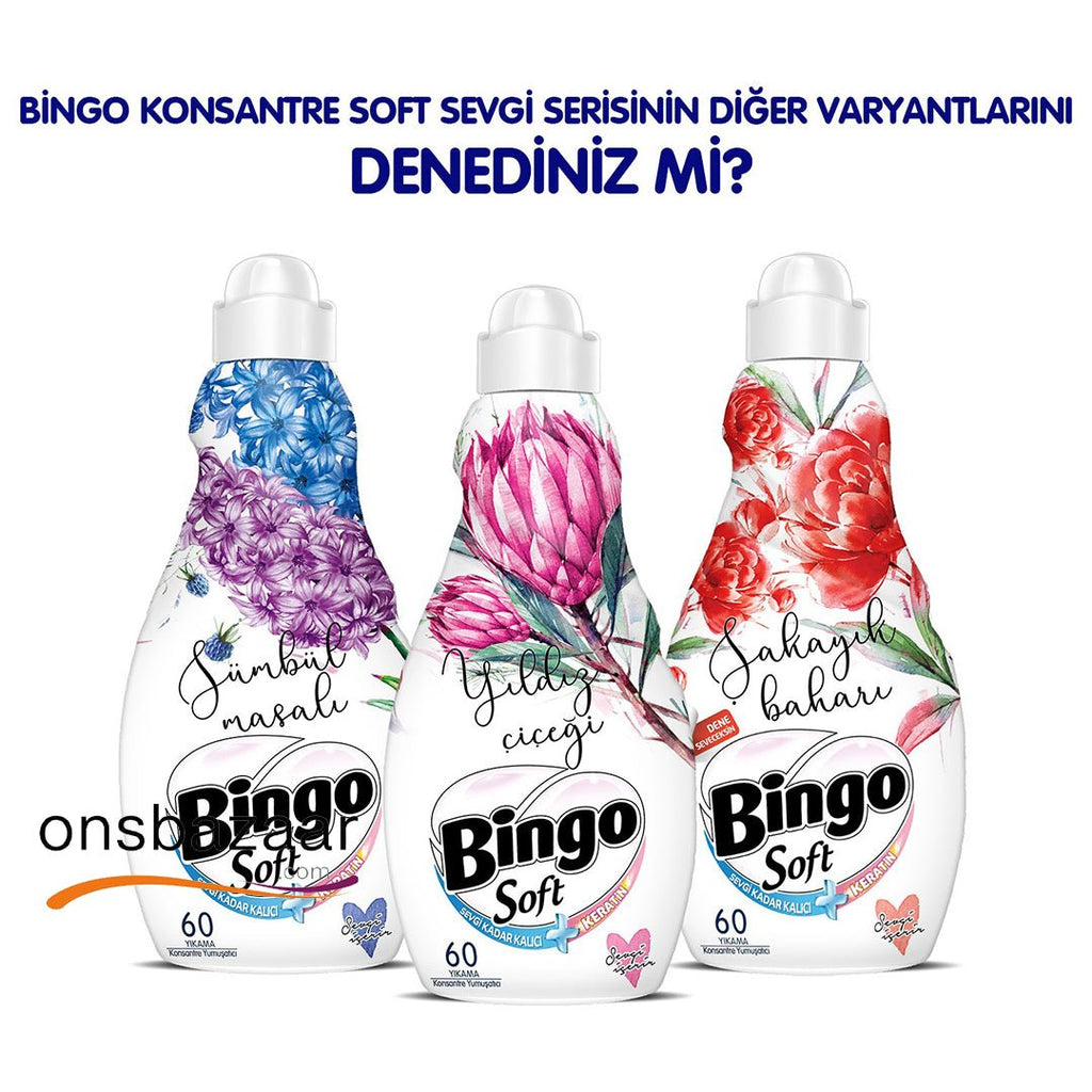 Bingo Soft Manolya Bahçesi Yumuşatıcı 1440ml - onsbazaar.com