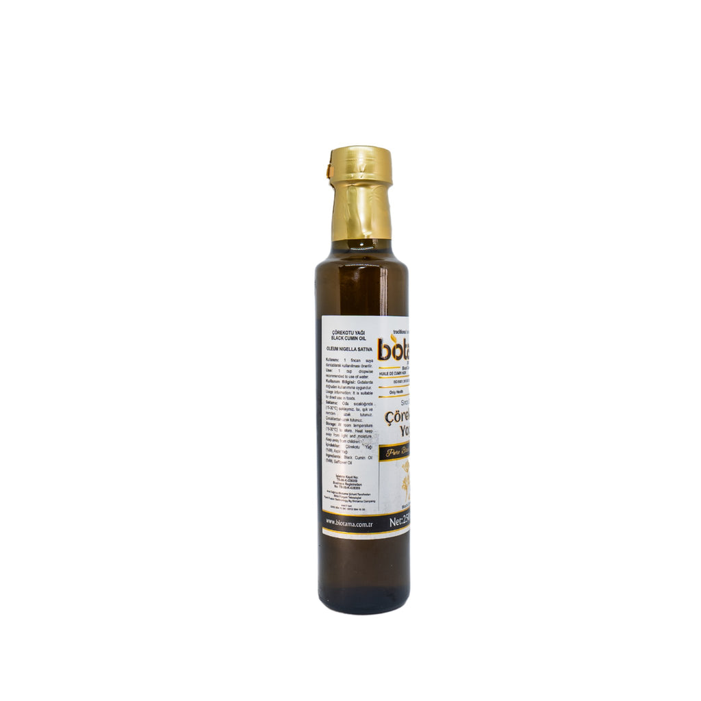Çörekotu Yağı(%100 Katkısız) (Biotama) 250 ml- Cam Şişe - onsbazaar.com