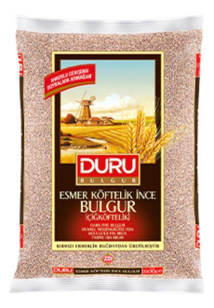 Duru Esmer Çiğ Köftelik ince Bulgur 1kg - onsbazaar.com 418