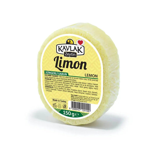 Kavlak El Yapımı Limon Özlü Süngerli Sabun 150g - onsbazaar.com 1080