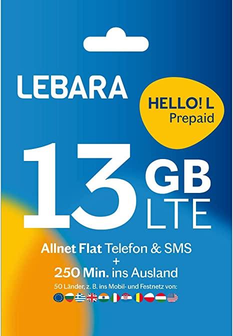 Lebara Prepaid 13 GB Internet - onsbazaar.com 466