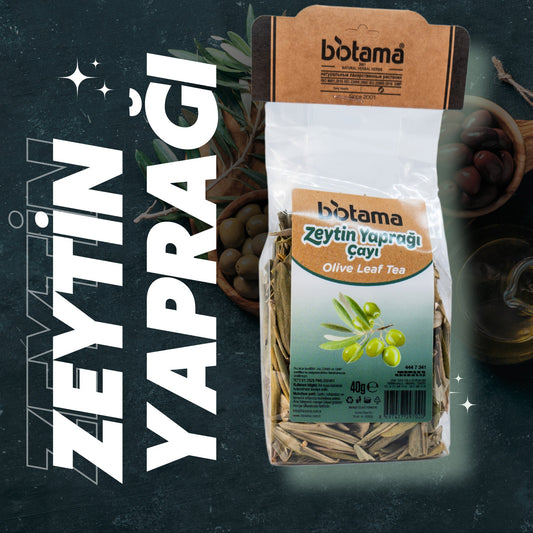 Zeytin Yaprağı Çayı (Özel Üretim) (Biotama) - 40g - onsbazaar.com 2048